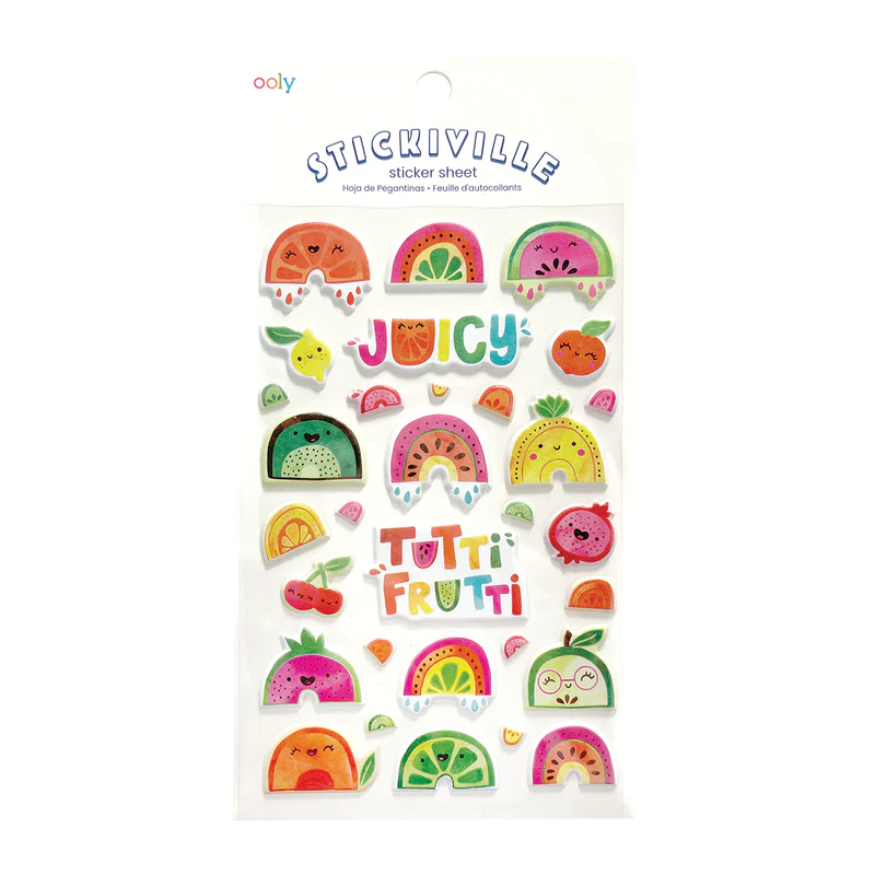 Stickiville Stickers: Tutti Fruitti - Standard (1 Sheet)