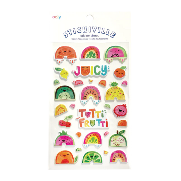 Stickiville Stickers: Tutti Fruitti - Standard (1 Sheet)