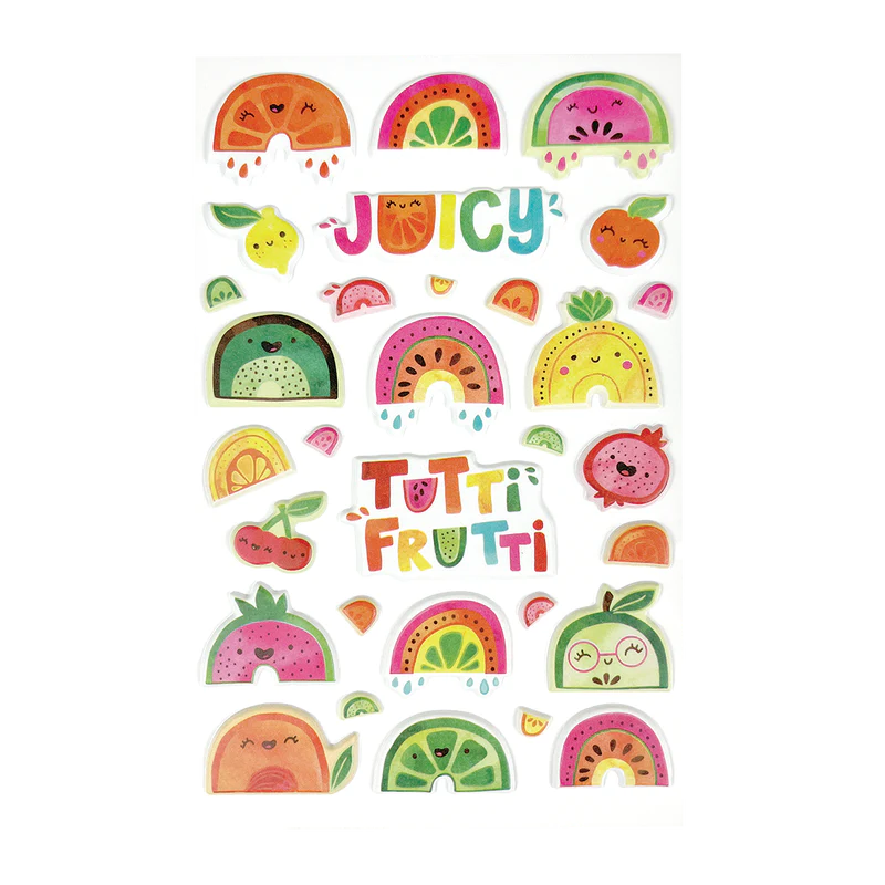 Stickiville Stickers: Tutti Fruitti - Standard (1 Sheet)