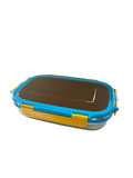 Veigo Jumbo Stainless Steel Lunch Box (with inner veg box) - New Blue | Limited Edition