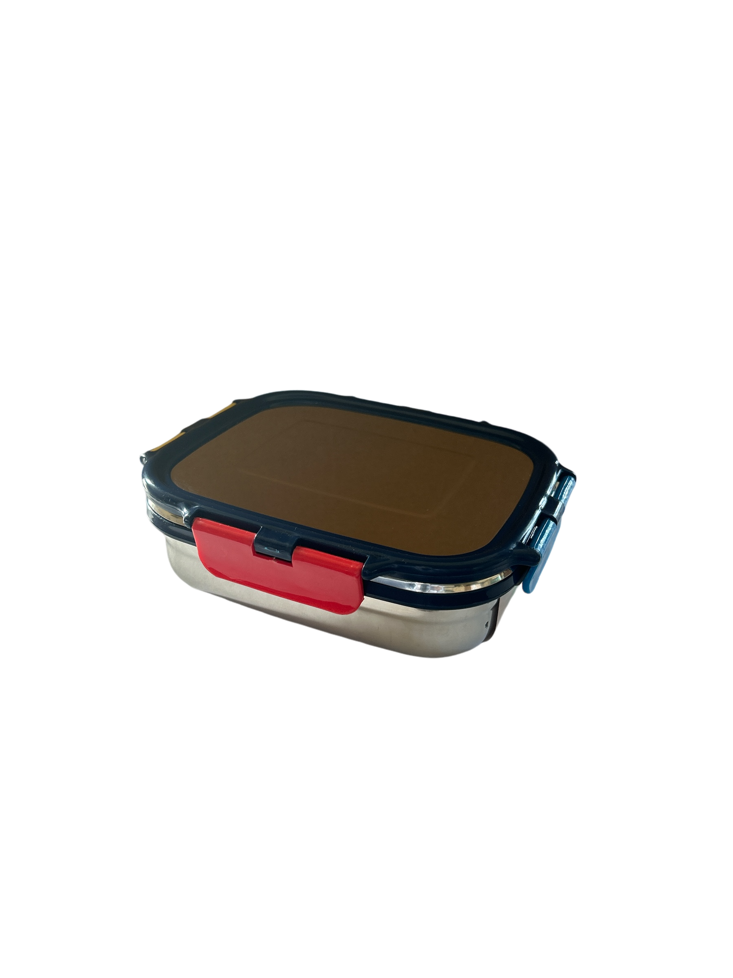 Veigo Medium Stainless Steel Snacks Box - Navy Blue | Rainbow Limited Edition