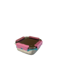 Veigo Maxosteel Medium Lunch Box - Aqua Blue+Pink | Limited Edition
