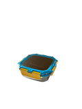 Veigo Medium Stainless Steel Snacks Box - New Blue + Yellow | Limited Edition