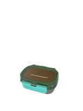 Veigo Small Stainless Steel Small Veg Box - Military Green + Aqua | Limited Edition