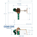 BYD Cedar Cove Swing Set
