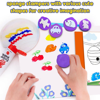 Jar Melo Finger Paint Magic Box-Arts & Crafts-Jarmelo-Toycra