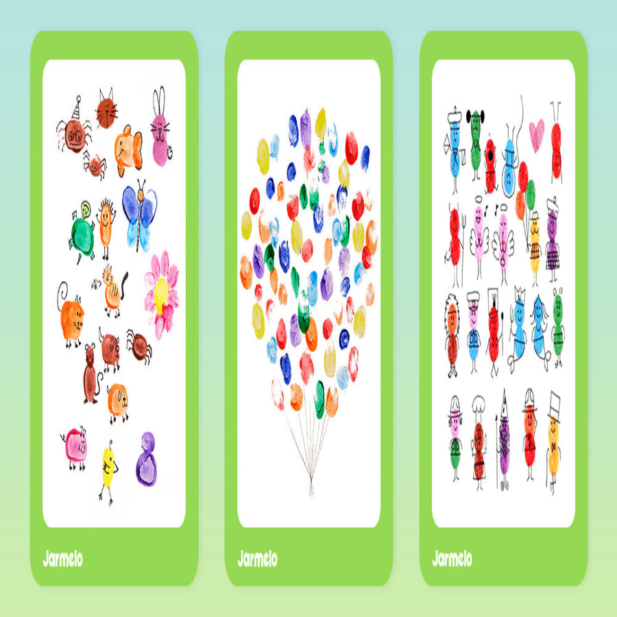 Jar Melo Scented Finger Paint-8 colors-Arts & Crafts-Jarmelo-Toycra