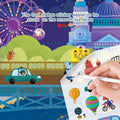 Jar Melo Transfer Sticker Scenes Pads -Busy City-Arts & Crafts-Jarmelo-Toycra