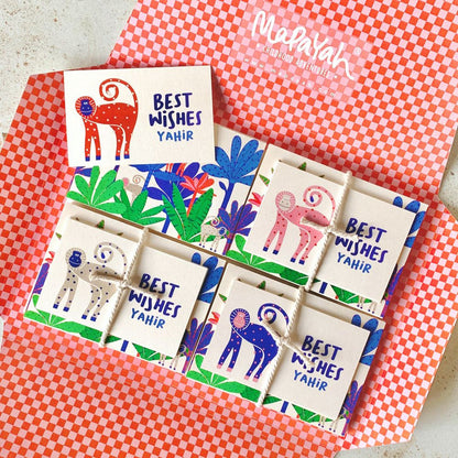 KIT - Personalised Stationery Set - Monkey