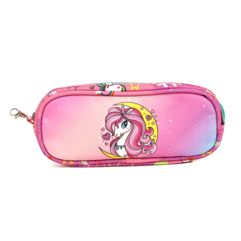 Little Surprise Box,3pcs Moonlit Unicorn Matching Backpack,Lunch Bag and Stationery Pouch,5yrs - 9yrs