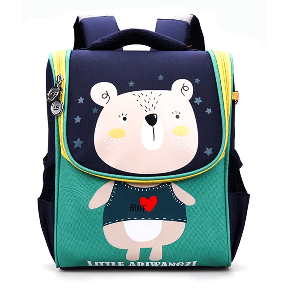 Little Surprise Box,  Navy Ted Flap Early School Backpack for Toddlers, 2 yrs - 5 yrs