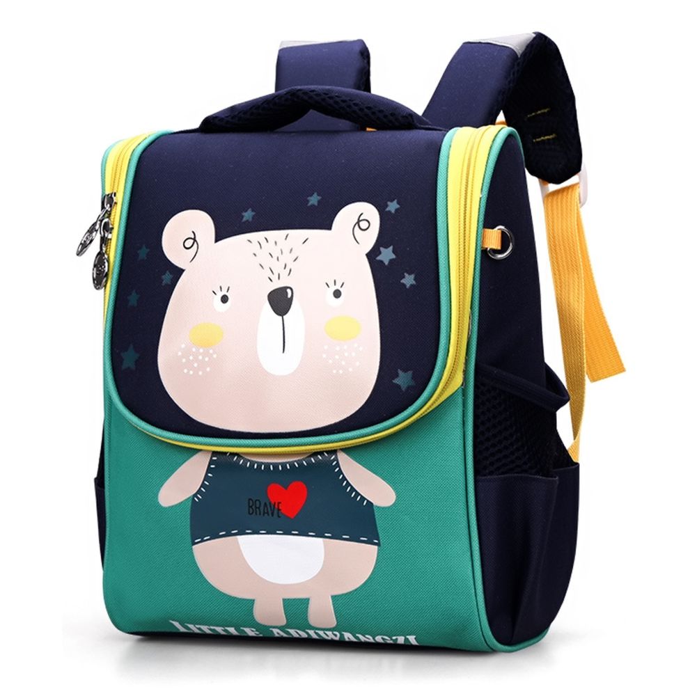 Little Surprise Box,  Navy Ted Flap Early School Backpack for Toddlers, 2 yrs - 5 yrs