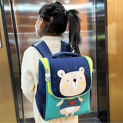 Little Surprise Box,  Navy Ted Flap Early School Backpack for Toddlers, 2 yrs - 5 yrs