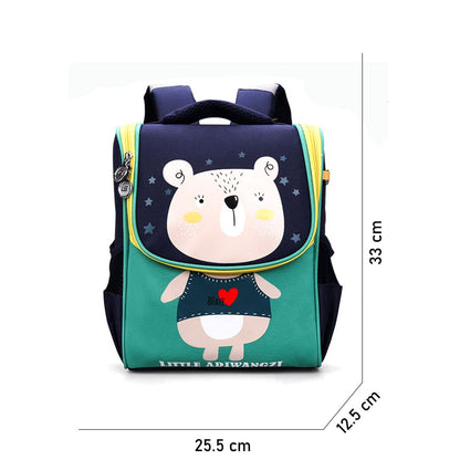 Little Surprise Box,  Navy Ted Flap Early School Backpack for Toddlers, 2 yrs - 5 yrs