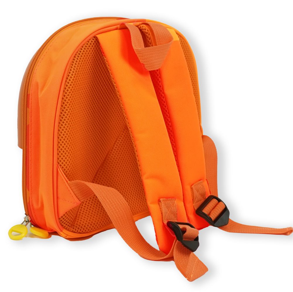 Little Surprise Box, Mini Size Orange Car Nursery and Early School Backpack for Pre Toddlers, 1 year- 4 years