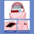 Little Surprise Box, 3pcs Pink Cool Glasses Matching Backpack, Lunch Bag and Stationery Pouch, 8 yrs to Adults