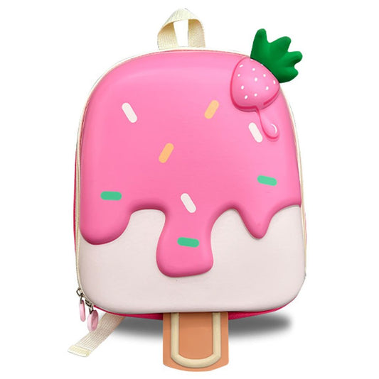 Little Surprise Box, Mini Size Pink Icecream Nursery and Early School Backpack for Pre Toddlers, 2 years - 5 years