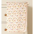 Little Surprise Box,  Puppy print muslin cotton blanket with 2 matching Napkins for Newborn & Infants