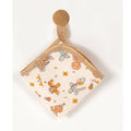 Little Surprise Box,  Puppy print muslin cotton blanket with 2 matching Napkins for Newborn & Infants