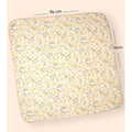 Little Surprise Box,Yellow Flower muslin cotton blanket with 2 matching Napkins for Newborn & Infants