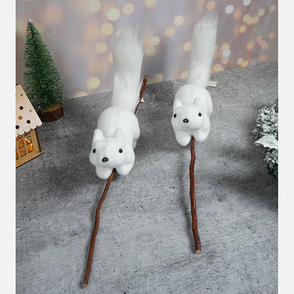 2 pcs Squirrel combo set Christmas Tree & Table Decor