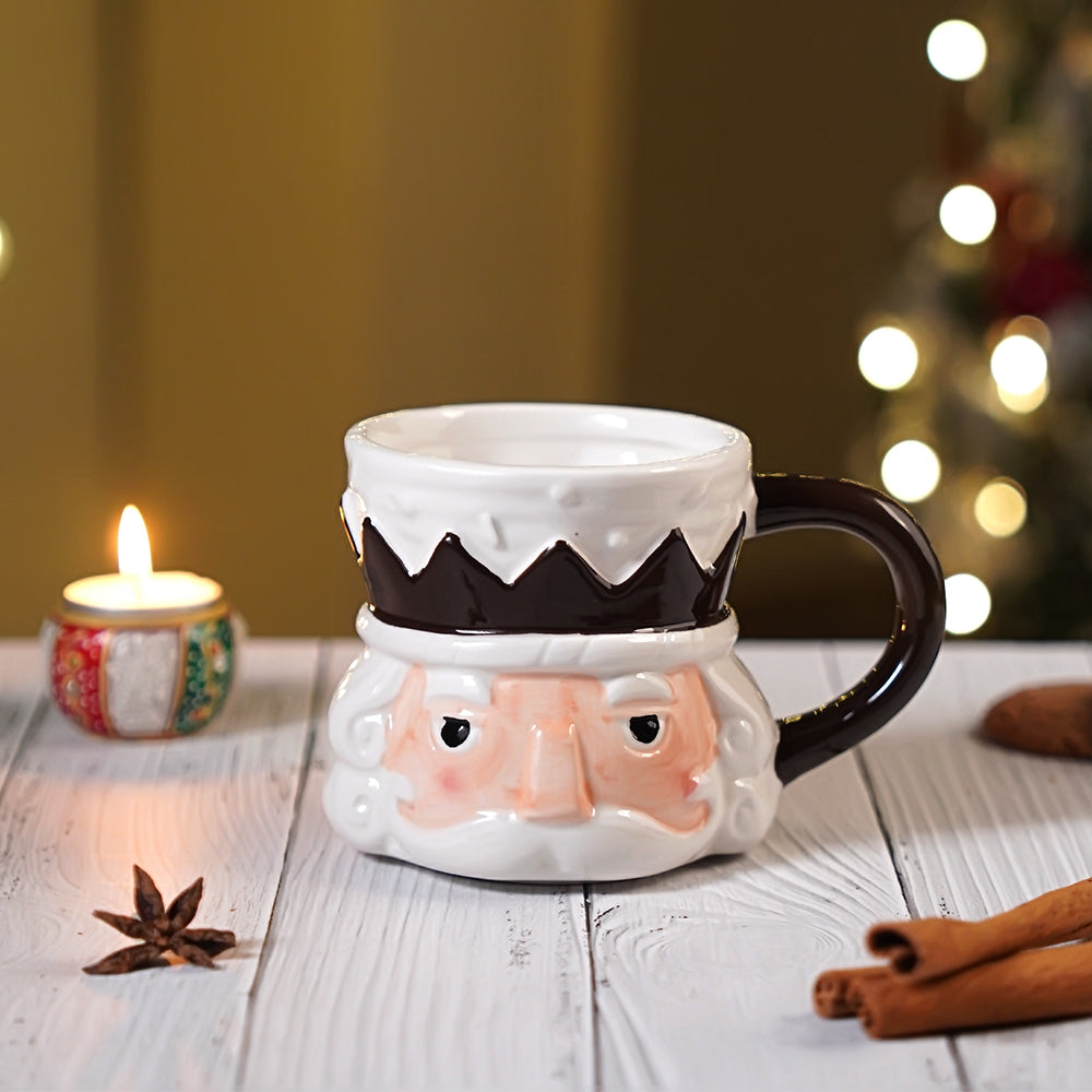 Nutcracker themed 3pcs Hot chocolate and Coffee chrsitmas Mugs Set.