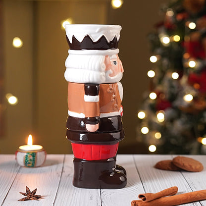 Nutcracker themed 3pcs Hot chocolate and Coffee chrsitmas Mugs Set.