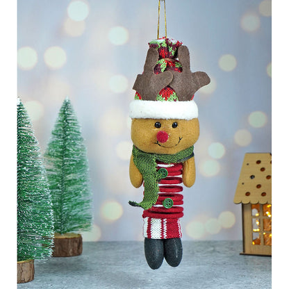 3 pcs combo set of Spring Reindeer, Santa, Snowman christmas Tree ornament and Christmas Décor