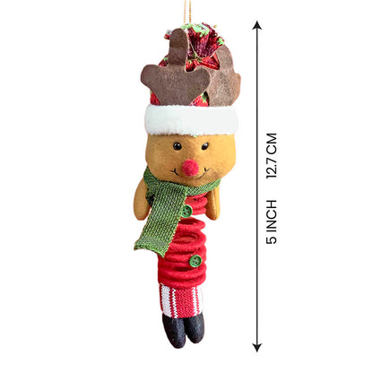 3 pcs combo set of Spring Reindeer, Santa, Snowman christmas Tree ornament and Christmas Décor