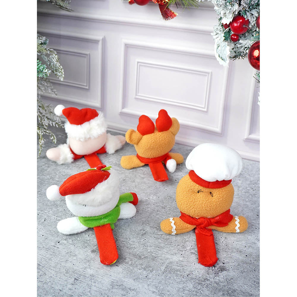 4pcs combo of 3d Christmas Wristband for christmas Gifts for kids and adults.