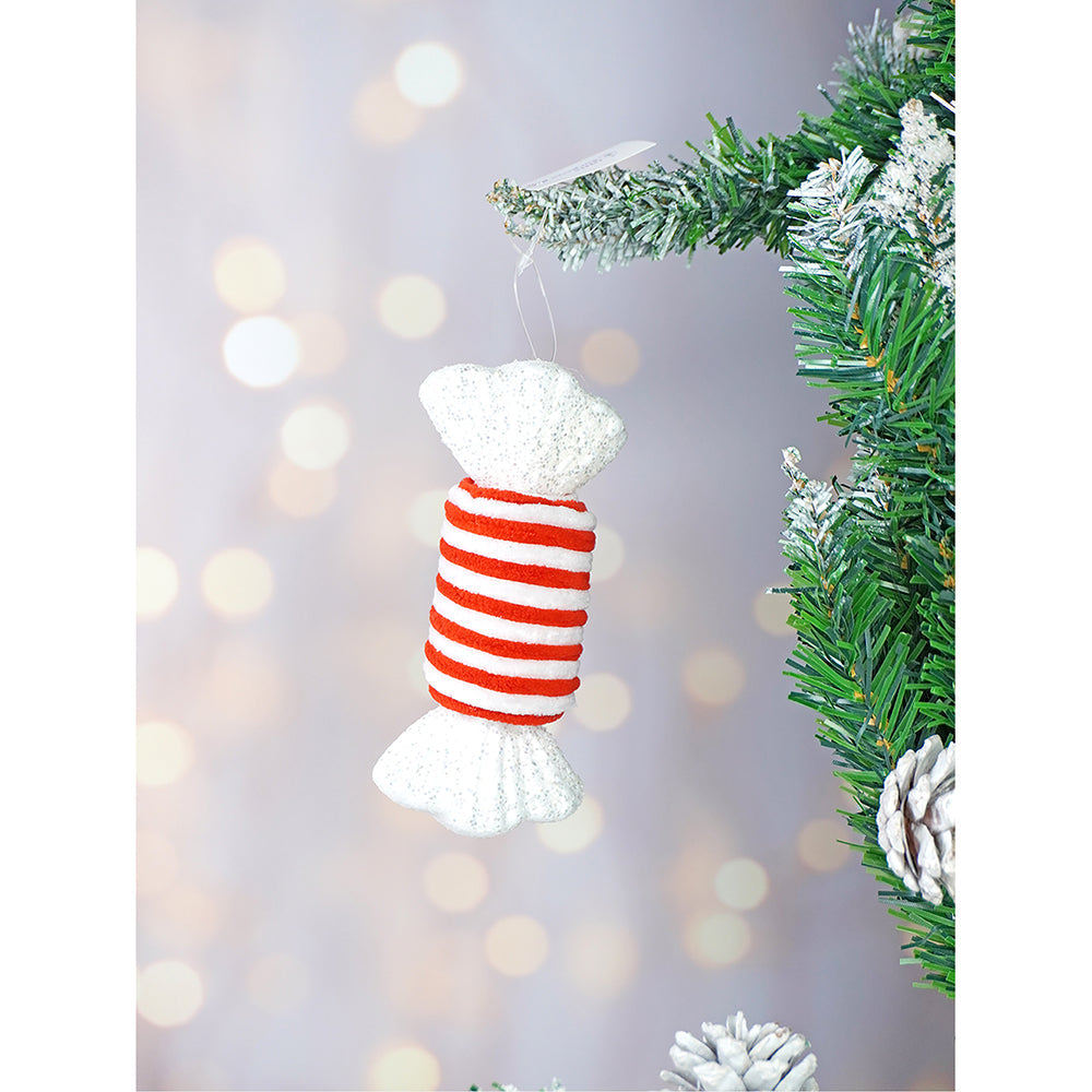 6 pcs Trio Candyland themed Christmas Tree Ornaments