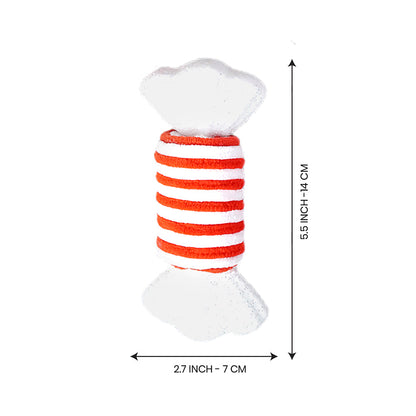 6 pcs Trio Candyland themed Christmas Tree Ornaments