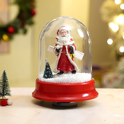 Lucky Bell Santa , Musical Snow Golbe Dome Christmas Décor and Decoration.
