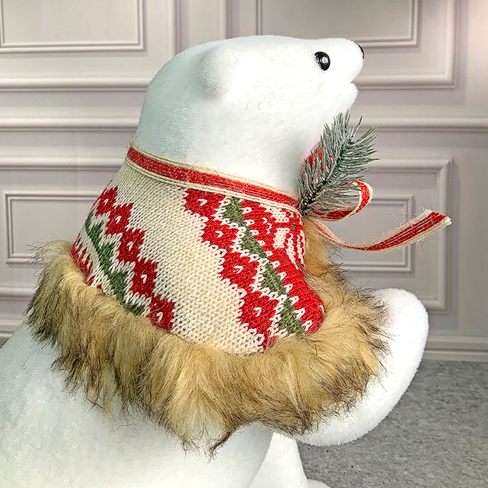 Big Snow Polar Bear, Christmas winterland Décor and Christmas Decoration