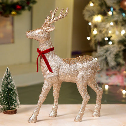 18 inches Big Bronze sequence Reindeer Christmas Décor and Decoration