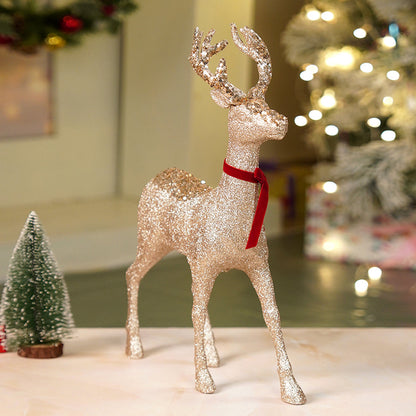 18 inches Big Bronze sequence Reindeer Christmas Décor and Decoration