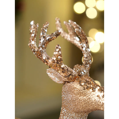 18 inches Big Bronze sequence Reindeer Christmas Décor and Decoration