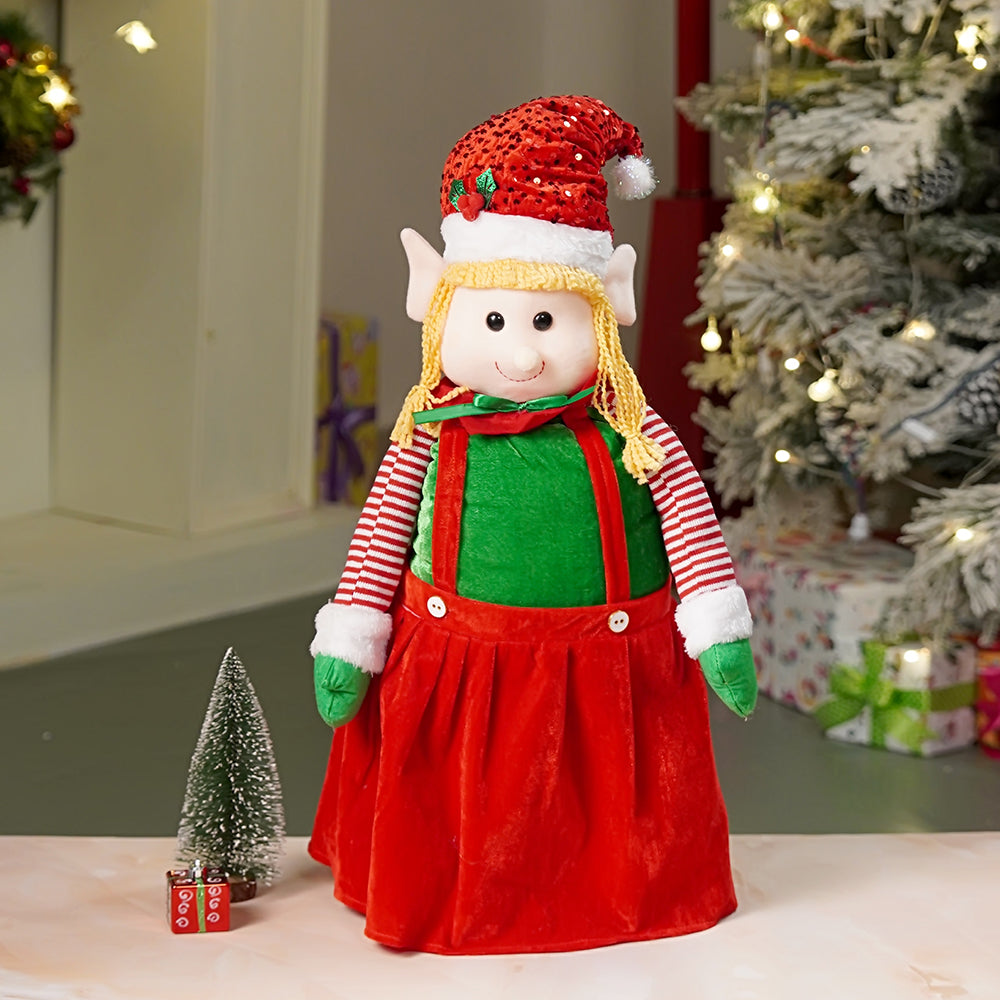 2pcs Combo of Mr & Mrs Naughty Elves  Christmas Table & Home Décor