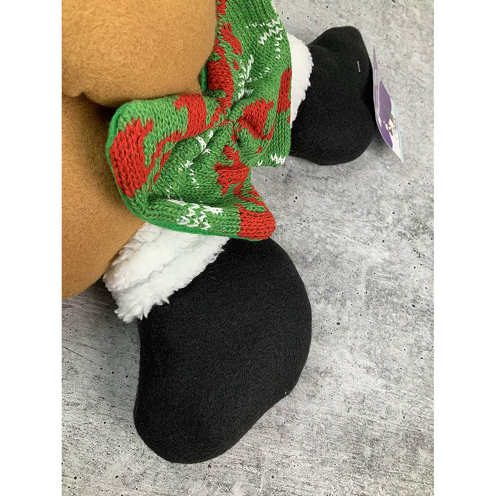 Fluffy Reindeer Christmas Themed Pillow