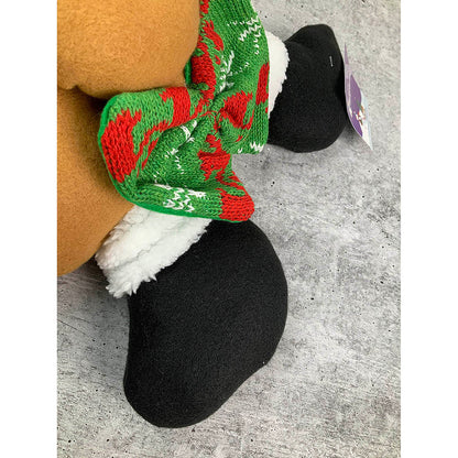 Fluffy Reindeer Christmas Themed Pillow