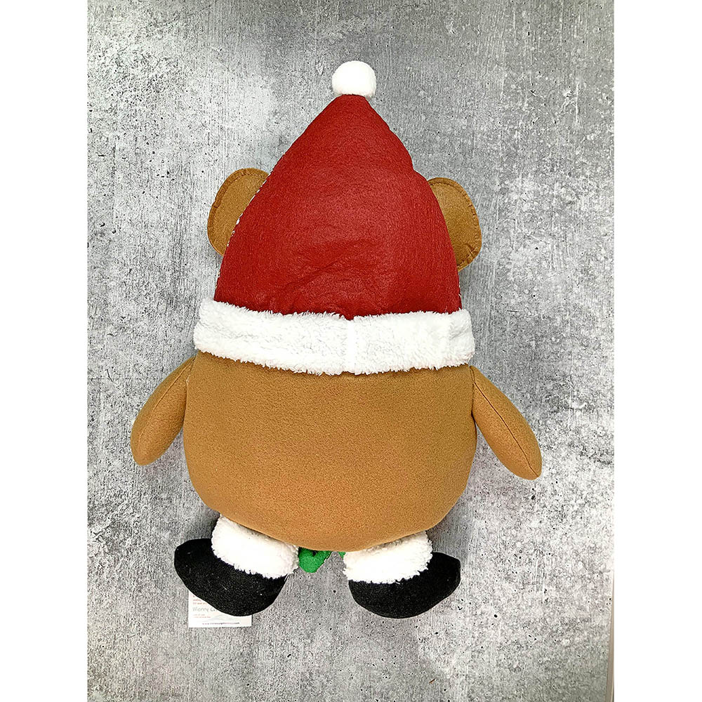 Fluffy Reindeer Christmas Themed Pillow