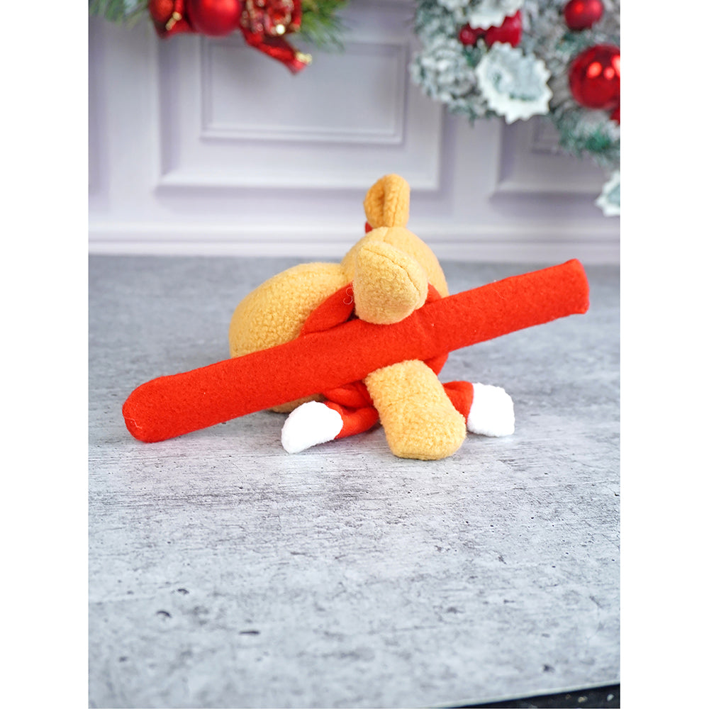 Big Size 3d Rudolf reindeer Christmas Wrist Band Slap Band for Kids and Adults (Free Size)