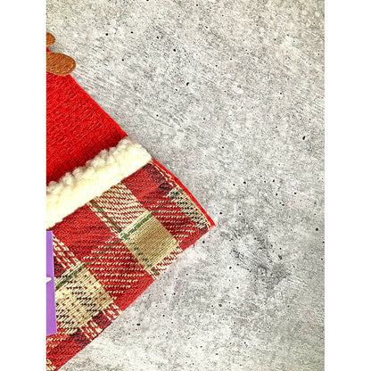 Flying Deer Christmas Stocking, 13 inches