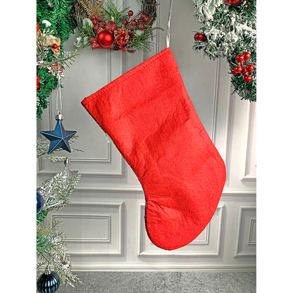 Flying Santa Christmas Stocking, 13 inches