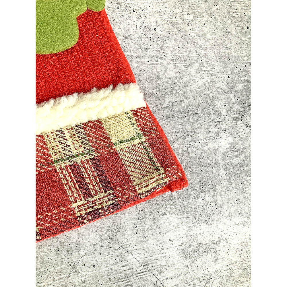 Flying Santa Christmas Stocking, 13 inches