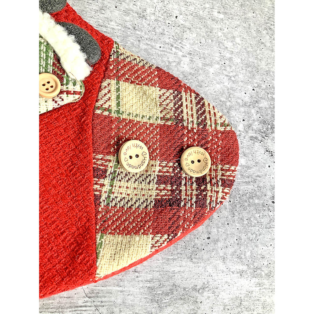 Flying Snowman Christmas Stocking, 13 inches