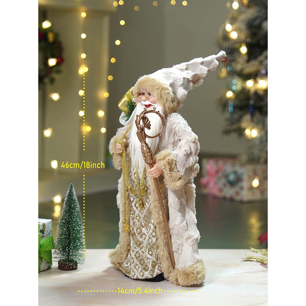 18 inches  Gold King Santa , Christmas Home and Table Décor