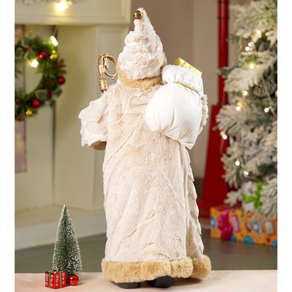 24 inches/2feet Gold King style Santa,Christmas Home and Table Décor