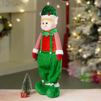 3.5 feet Green Dungary Naughty Elf Christmas Table & Home Décor