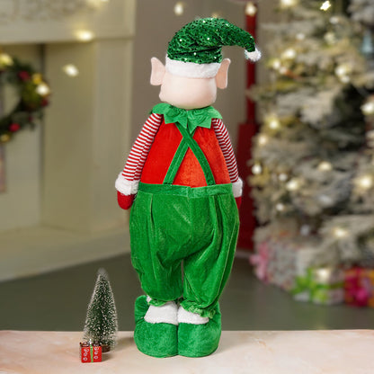 3.5 feet Green Dungary Naughty Elf Christmas Table & Home Décor